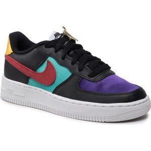 Boty Nike Air Force 1 Lv8 Emb (Gs) DN4178 001 Black/Gym Red/Washed Teal