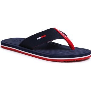 Žabky Tommy Jeans Comfort Footbed Beach Sandal EM0EM00434 Rwb 0KP
