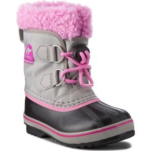 Sněhule Sorel Childrens Yoot Pac Nylon NC1879 Chrome Grey/Orchid 061