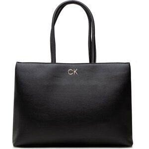 Kabelka Calvin Klein Re-Lock Shopper W/Lptp Pouch Pbl K60K609394 BAX Black