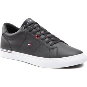 Sneakersy Tommy Hilfiger Corporate Vulc Leather FM0FM03997 Black BDS