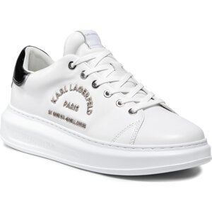Sneakersy KARL LAGERFELD KL52539 White Lthr