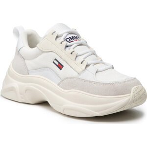 Sneakersy Tommy Jeans Lightweight Shoe EN0EN01831 White YBR