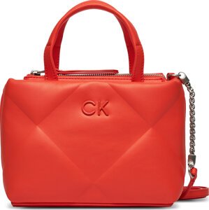 Kabelka Calvin Klein Re-Lock Quilt Tote Mini K60K611340 Flame SA3