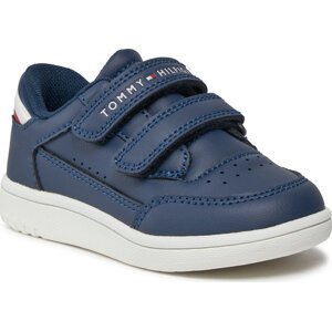 Sneakersy Tommy Hilfiger Stripes Low Cut Velcro Sneaker T1X9-33339-1355 M Blue 800