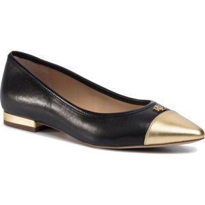 Baleríny Lauren Ralph Lauren Helena 802774679002 Black/Gold Rush