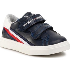 Sneakersy Tommy Hilfiger Low Cut Velcro Sneaker T1B4-30699-0621 Blue/White X007