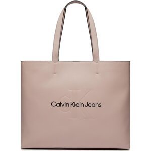 Kabelka Calvin Klein Jeans Sculpted Slim Tote34 Mono K60K610825 Růžová
