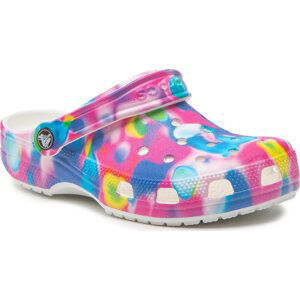 Nazouváky Crocs Classic Solarized Clog 207556 White/Pink