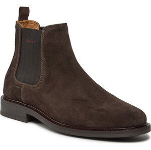 Kotníková obuv s elastickým prvkem Gant St Fairkon Chelsea Boot 27653431 Dark Brown