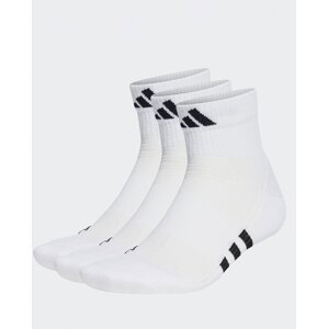 Sada 3 párů nízkých ponožek unisex adidas Mid-Cut Socks 3 Pairs HT3450 White/White/White