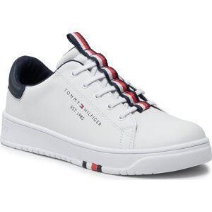 Sneakersy Tommy Hilfiger Low Cut Lace-Up T3B4-32225-1355 S White 100