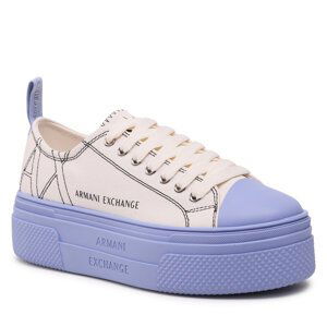 Plátěnky Armani Exchange XDX115 XV695 S607 Off White/Light Blue