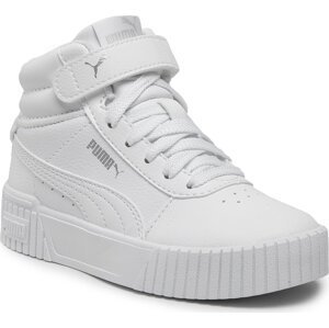 Sneakersy Puma Carina 2.0 Mid Ps 387377 02 Puma White/White/Silver