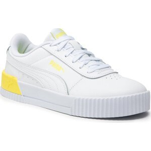 Sneakersy Puma Carina L Jr 370677 35 Puma White/Lemon Sherbert