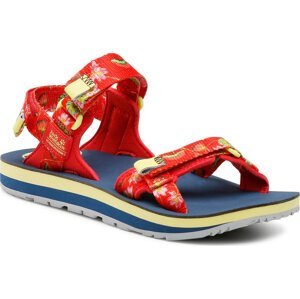 Sandály Jack Wolfskin Outfresh Deluxe Sandal W 4039451-7828030 Tulip Red All Over