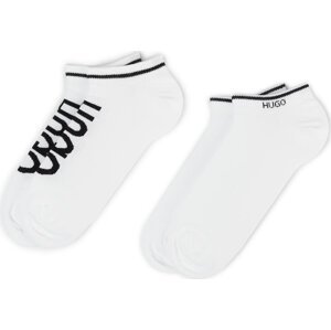 Sada 2 párů nízkých ponožek unisex Hugo 2P As Logo Cc 50401967 100
