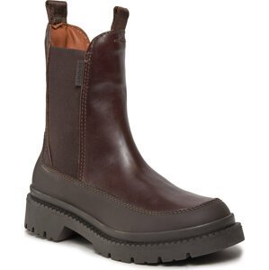Kotníková obuv s elastickým prvkem Gant Prepnovo Chelsea Boot 27551396 Dark Brown
