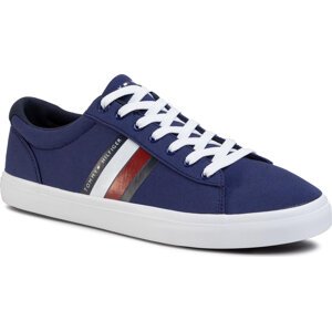 Tenisky Tommy Hilfiger Essential Stripes Detail Sneaker FM0FM02685 Blue Ink C7H