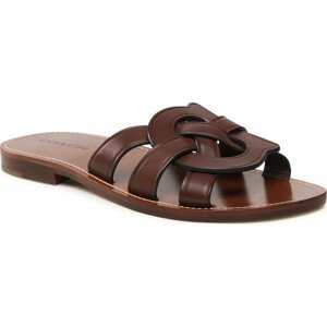 Nazouváky Coach Issa Leather Sandal CI222 Walnut