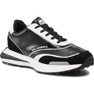 Sneakersy KARL LAGERFELD KL53920 Black & White Lthr