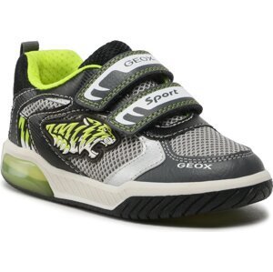 Sneakersy Geox J Inek B. A J359CA 014CE C0666 S Grey/Lime