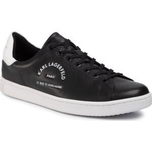 Sneakersy KARL LAGERFELD KL51241 Black Lthr