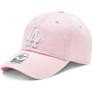 Kšiltovka 47 Brand MLB Los Angeles Dodgers '47 CLEAN UP B-RGW12GWSNL-PTA Petal Pink