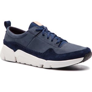 Sneakersy Clarks Triactive Run 261414327 Navy Nubuck