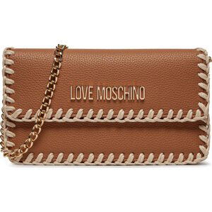 Kabelka LOVE MOSCHINO JC4108PP1ILJ120A Cammello Handstitch Ecru