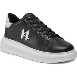 Sneakersy KARL LAGERFELD KL62515 Black Lthr w/White 00W