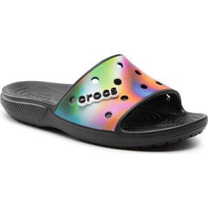 Nazouváky Crocs Classic Crocs Solarized Slide 207557 Black/Multi