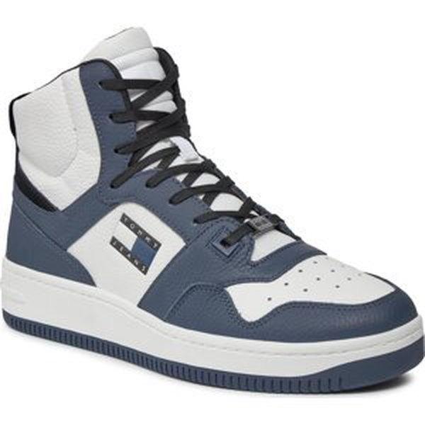 Sneakersy Tommy Jeans Tjm Retro Basket Sneaker Mid EM0EM01401 Navy C1G