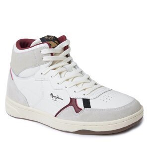 Sneakersy Pepe Jeans PMS30999 Factory White 801