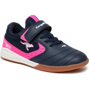 Boty KangaRoos K5-Court Rv 18767 000 4134 S Dk Navy/Neon Pink