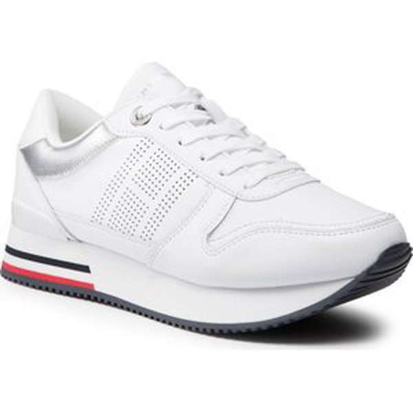 Sneakersy Tommy Hilfiger Corporate Active City Sneaker FW0FW05800 White YBR