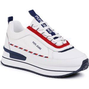 Sneakersy Pepe Jeans Rusper Nine PLS30993 White 800
