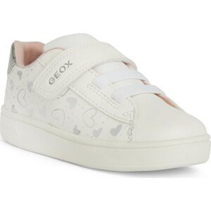 Sneakersy Geox B Eclyper Girl B455MA 0BCKC C0007 White/Silver