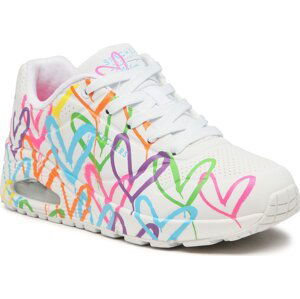 Sneakersy Skechers Uno Highlight Love 177981/WMLT White/Multi