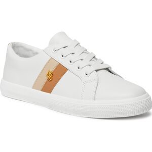 Sneakersy Lauren Ralph Lauren Janson II 802925365001 Snow White/Explorer Snd/Buff 100