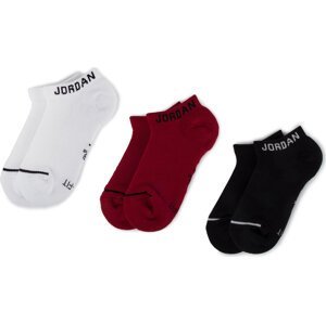 Sada 3 párů nízkých ponožek unisex Nike SX5546 011 Bílá