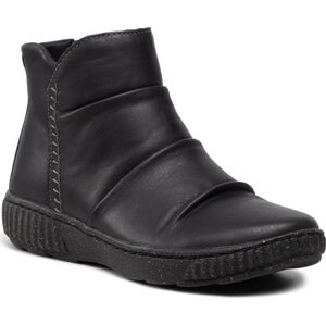 Polokozačky Clarks Caroline Rae 261675154 Black Leather