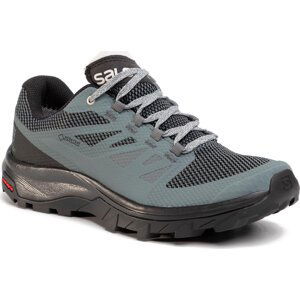 Trekingová obuv Salomon Outline Gtx W GORE-TEX 409970 22 M0 Stormy Weather/Black/Lunar Rock