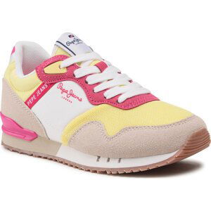 Sneakersy Pepe Jeans London One G PGS30537 Sorbet Lemon 014