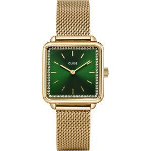 Hodinky Cluse La Tétragone CW10309 Gold/Green