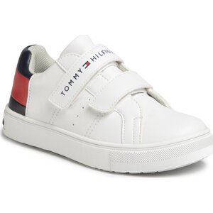 Sneakersy Tommy Hilfiger Low Cut Velcro Sneaker T3B4-30719-0193 M White/Blue/Red Y003