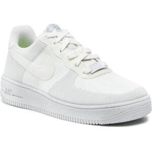 Boty Nike Af1 Crater Flyknit (GS) DH3375 100 White/White/Sail/Wolf Grey