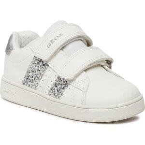 Sneakersy Geox J Eclyper Girl J45LRA 000BC C0007 M White/Silver