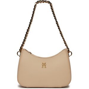 Kabelka Tommy Hilfiger Th Refined Chain Shoulder Bag AW0AW16079 White Clay AES