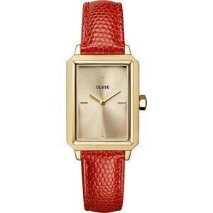 Hodinky Cluse Fluette CW11505 Red/Gold